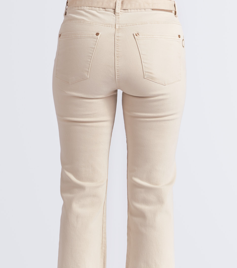 Jean Para Mujer Bota Flare Unicolor Praga Manuela Derek 833753 KQ