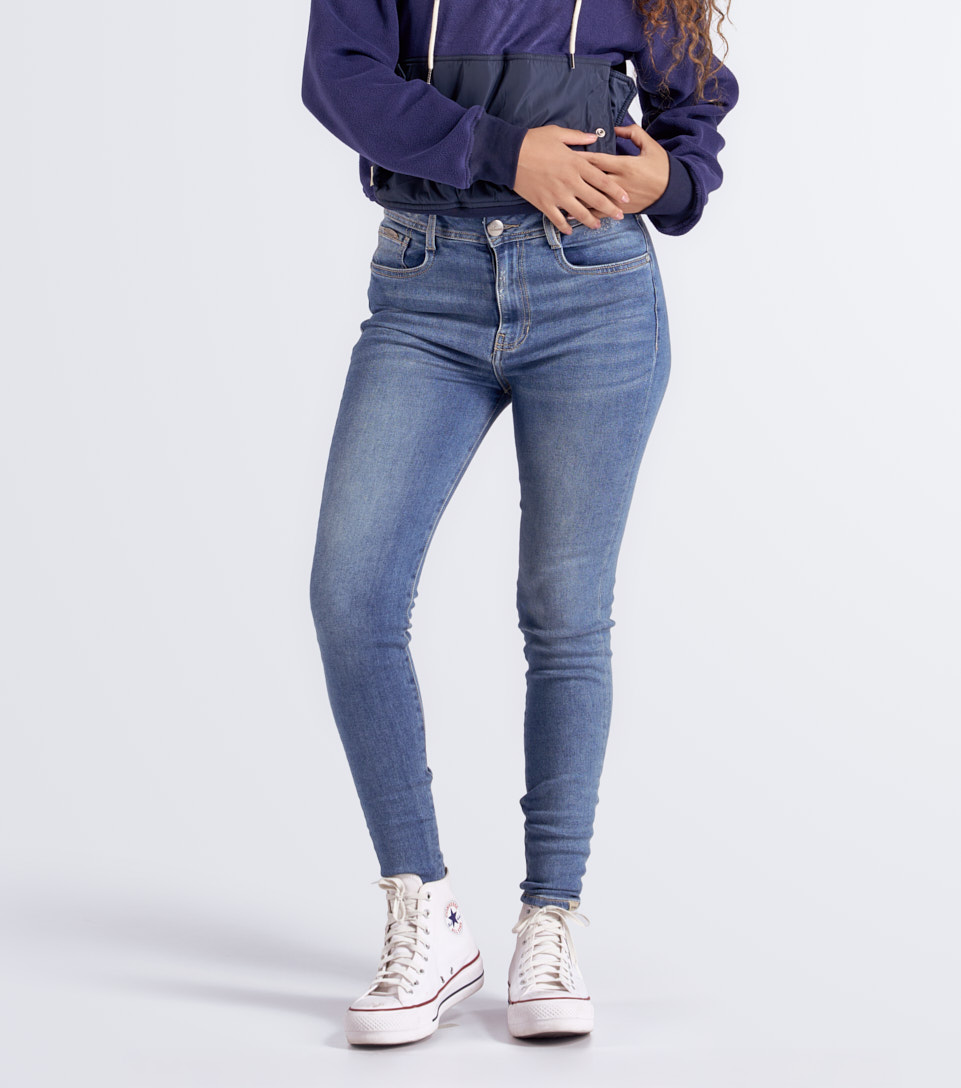 Jean Para Mujer Skinny Con Proceso Medio UnserAZ