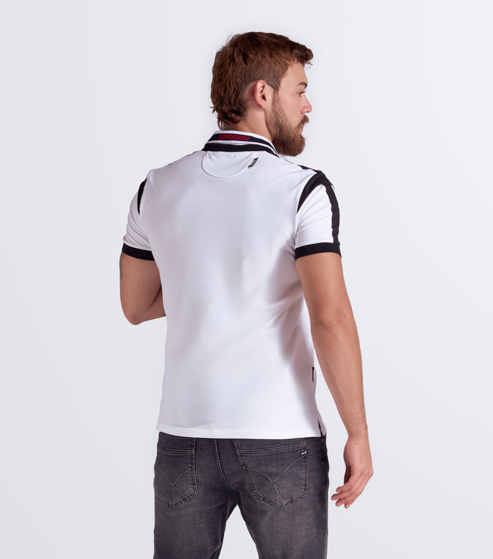 Jim Polo Slim Masculina Groggy 830354 BL