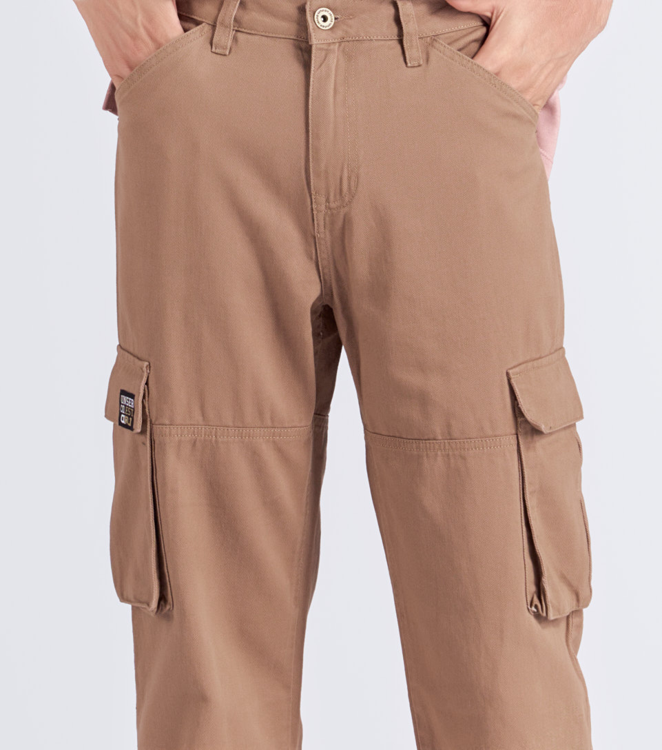 Pantalon Para Hombre Tipo Cargo Unicolor Unser 832360 CF