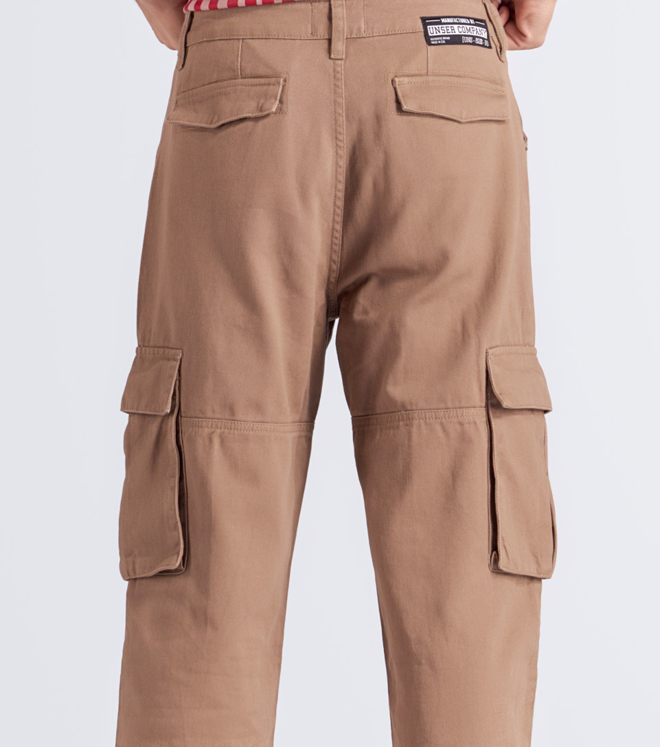 Pantalon Para Hombre Tipo Cargo Unicolor Unser 832360 CF