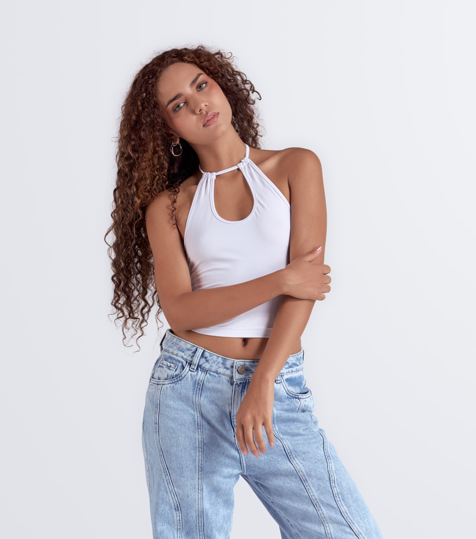 Paula Blusa Slimfit Combinada Typer 834288 