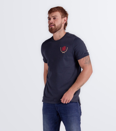 Percy Camiseta Slim Fit Estampada Masculina GasAO