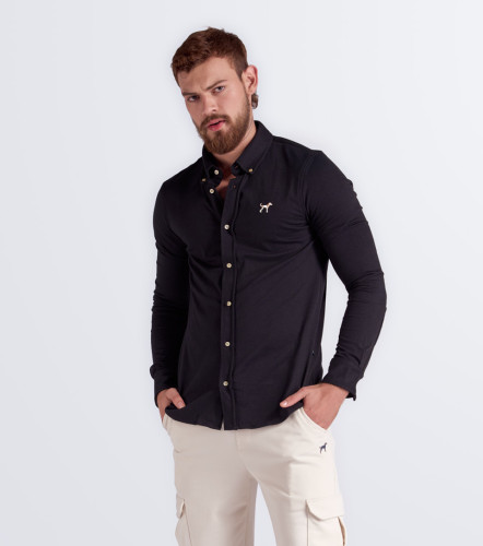 Camisa Scout L S Knitted ShirtNG