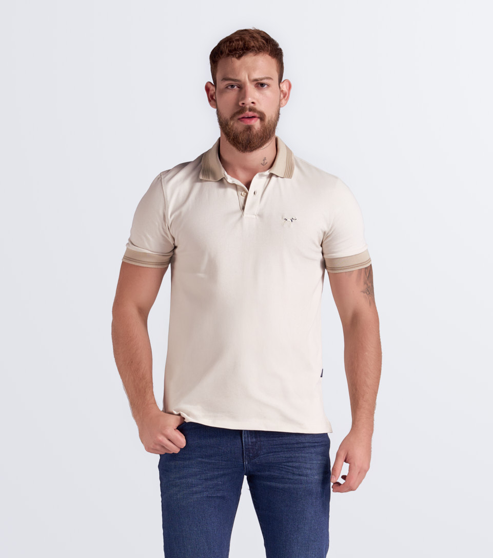 Polo Scout Striped Collar 128412 AR