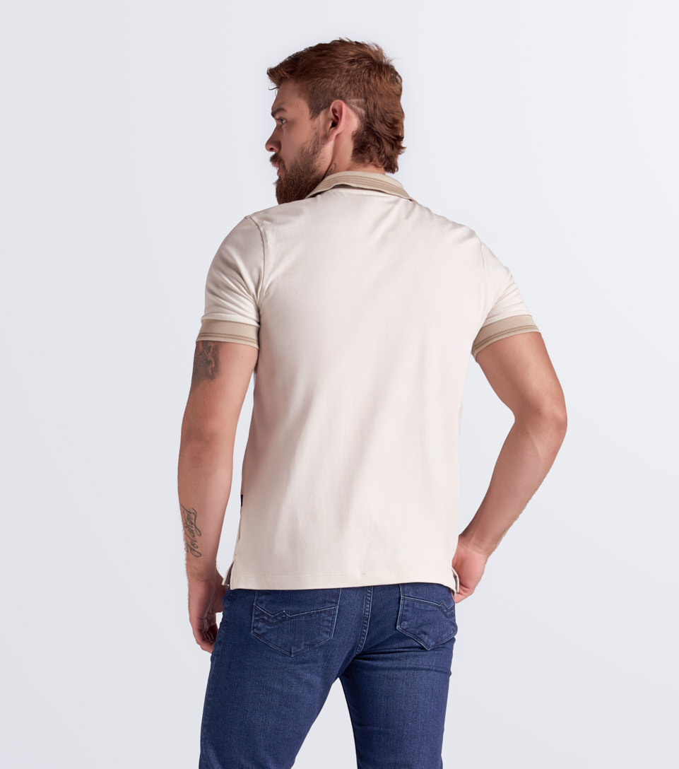Polo Scout Striped Collar 128412 AR