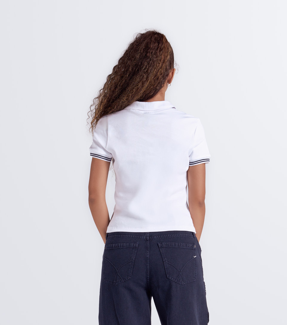 Rochi Polo Slim Fit Femenina Gas 832338 AR