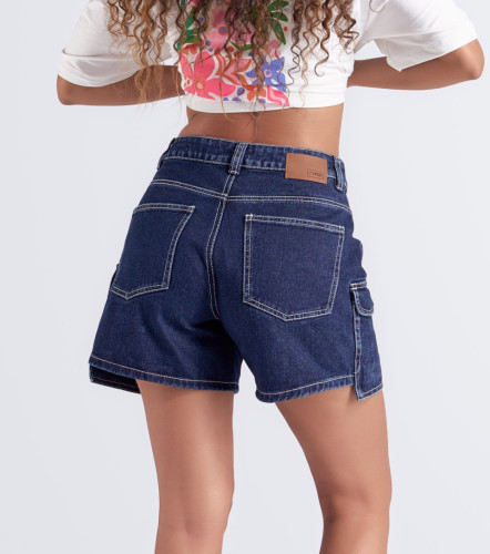 Sabrina Short Cargo En Denim TyperAZ