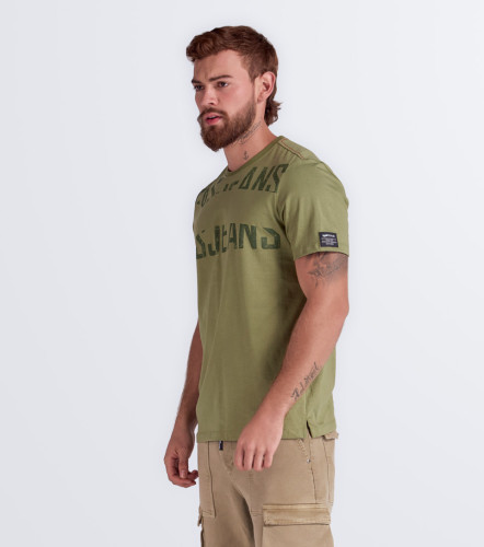 Self Camiseta Estampada Regular Fit Masculina GasVM