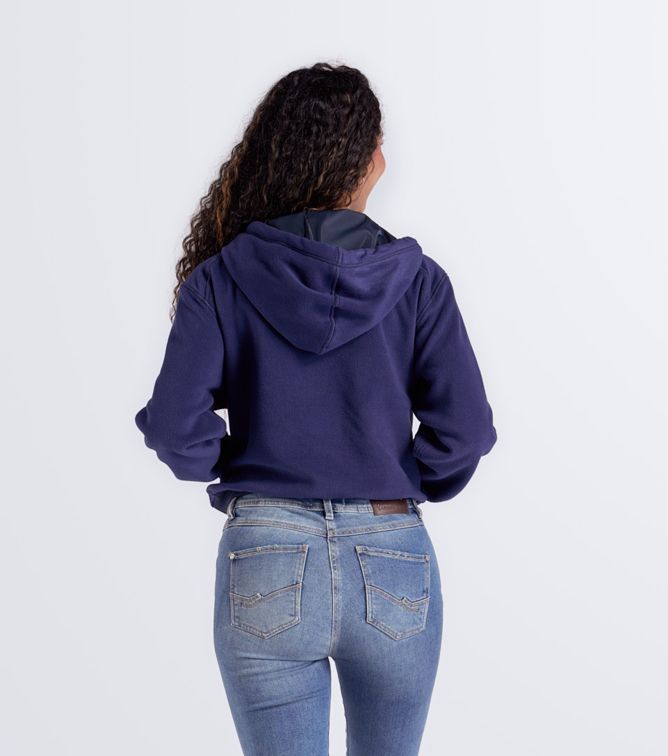 Tania Buzo Unicolor Con Capota Y Bolsillo Unser 832718 AZ