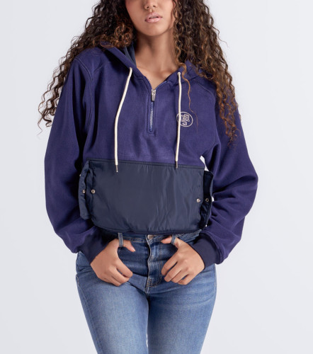 Tania Buzo Unicolor Con Capota Y Bolsillo UnserAZ