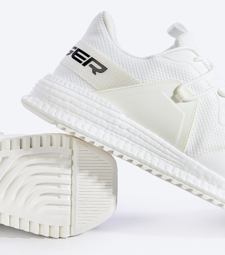 Tenis Para Hombre Deportivos Unicolor Suela Blanca UnserBL