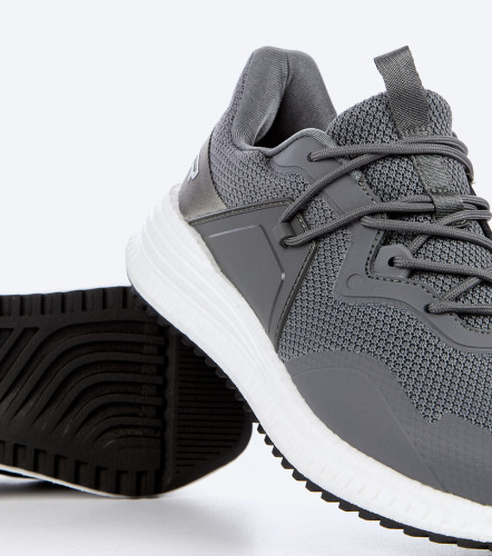 Tenis Para Hombre Deportivos Unicolor Suela Blanca UnserGR