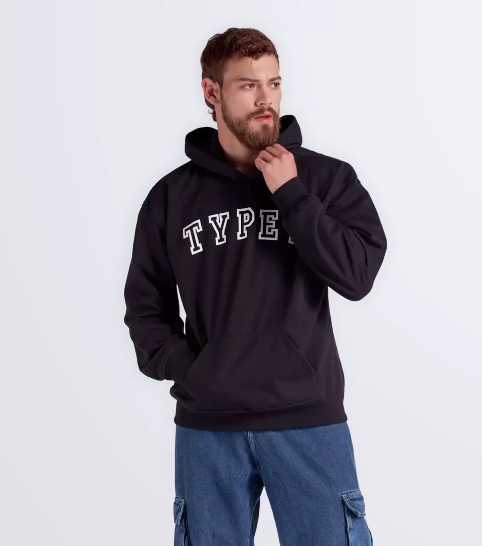 Valentino Buzo Tipo Hoodie Con Capota TyperNC