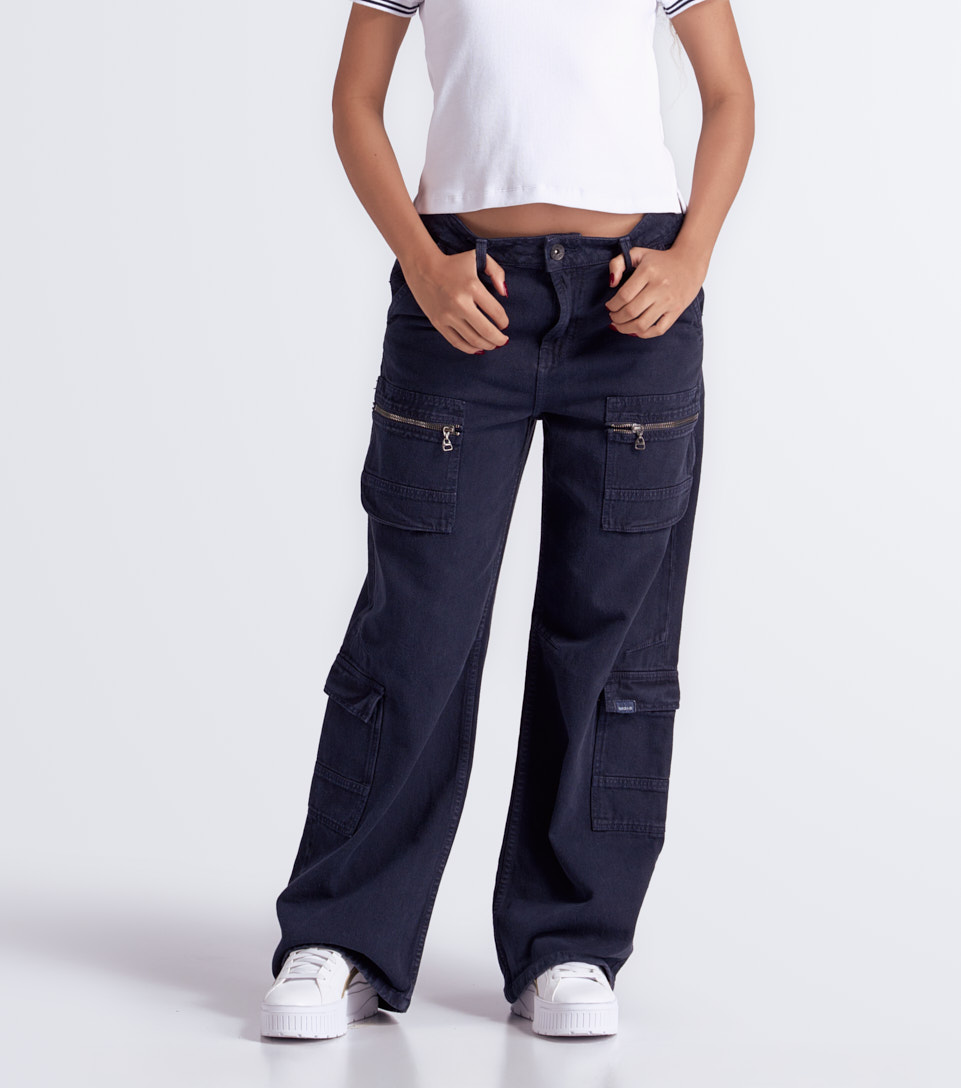 Zajim Jean Cargo Femenino GasAO