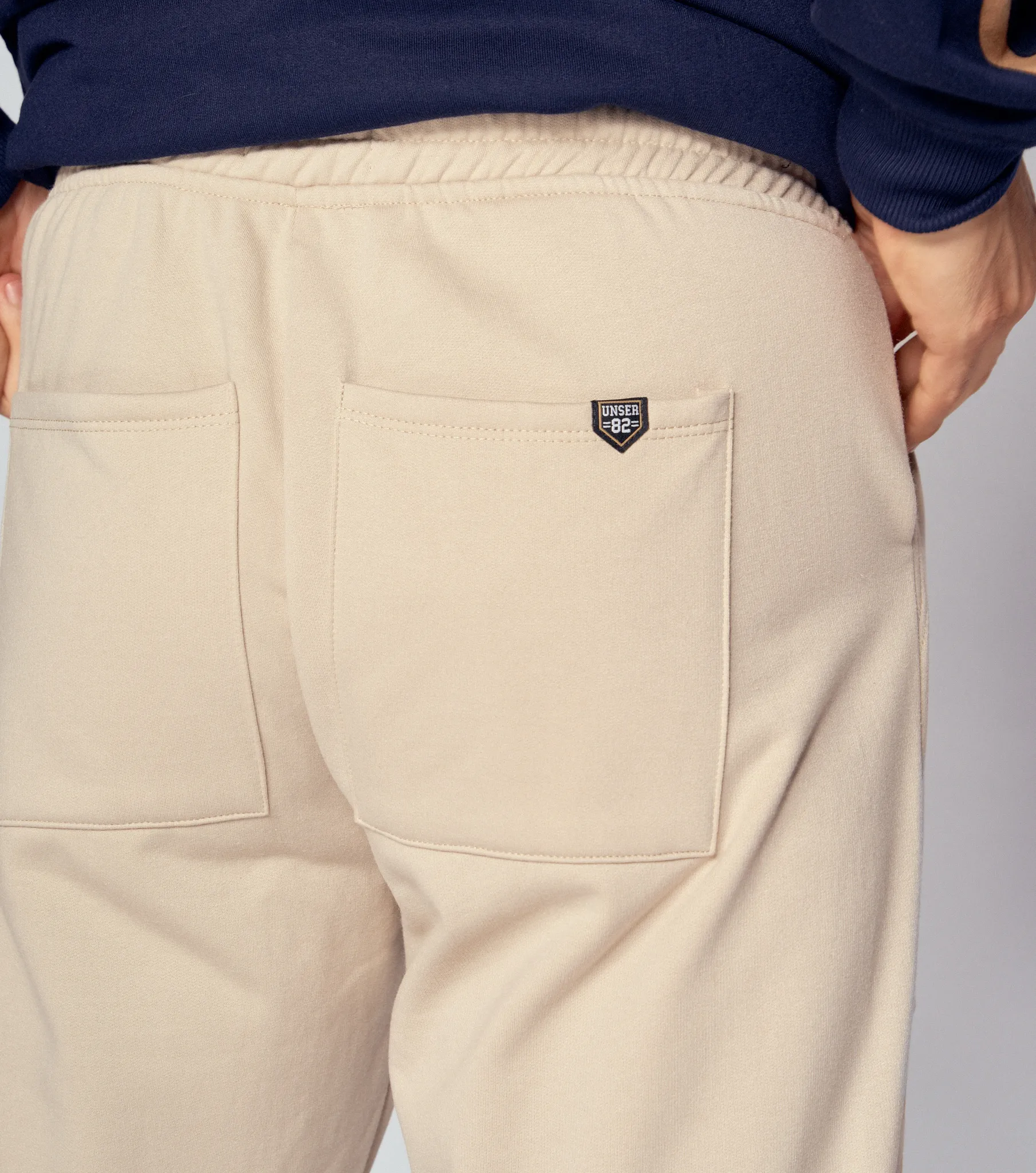 Jogger Para Hombre Unicolor Con Elastico Unser 834052 KQ