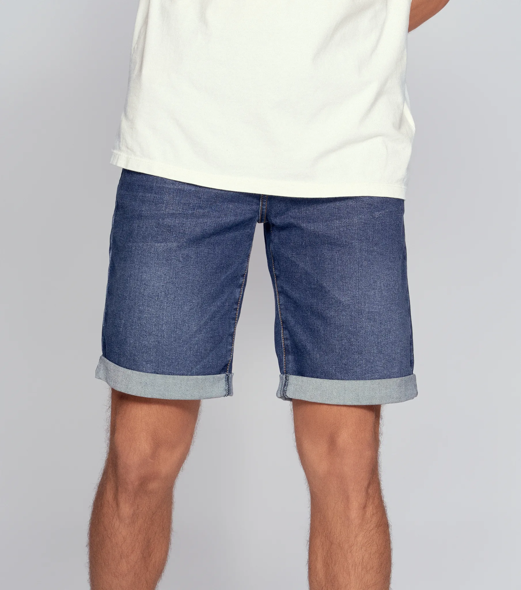 Bermuda Para Hombre En Indigo 5 Bolsillos UnserAZ