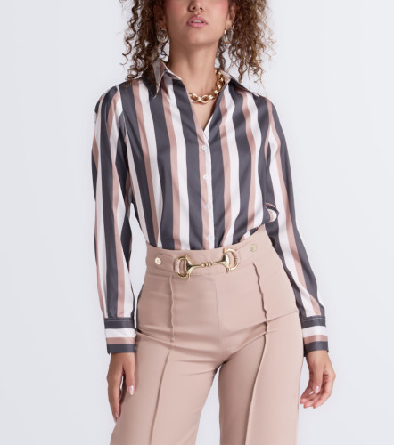 Blusa Camisera Para Mujer Jimena Manga Larga DerekKQ