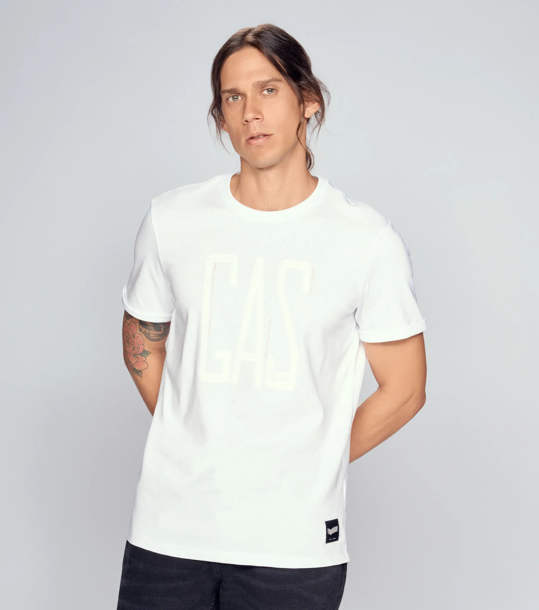 Bolt Camiseta Estampada Slim Fit Masculina GasBL