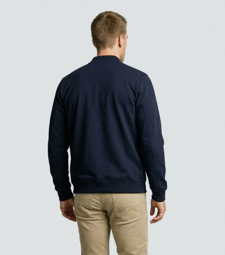 Buzo Para Hombre De Cremallera Y Combinacion De Cortes En MangasAV