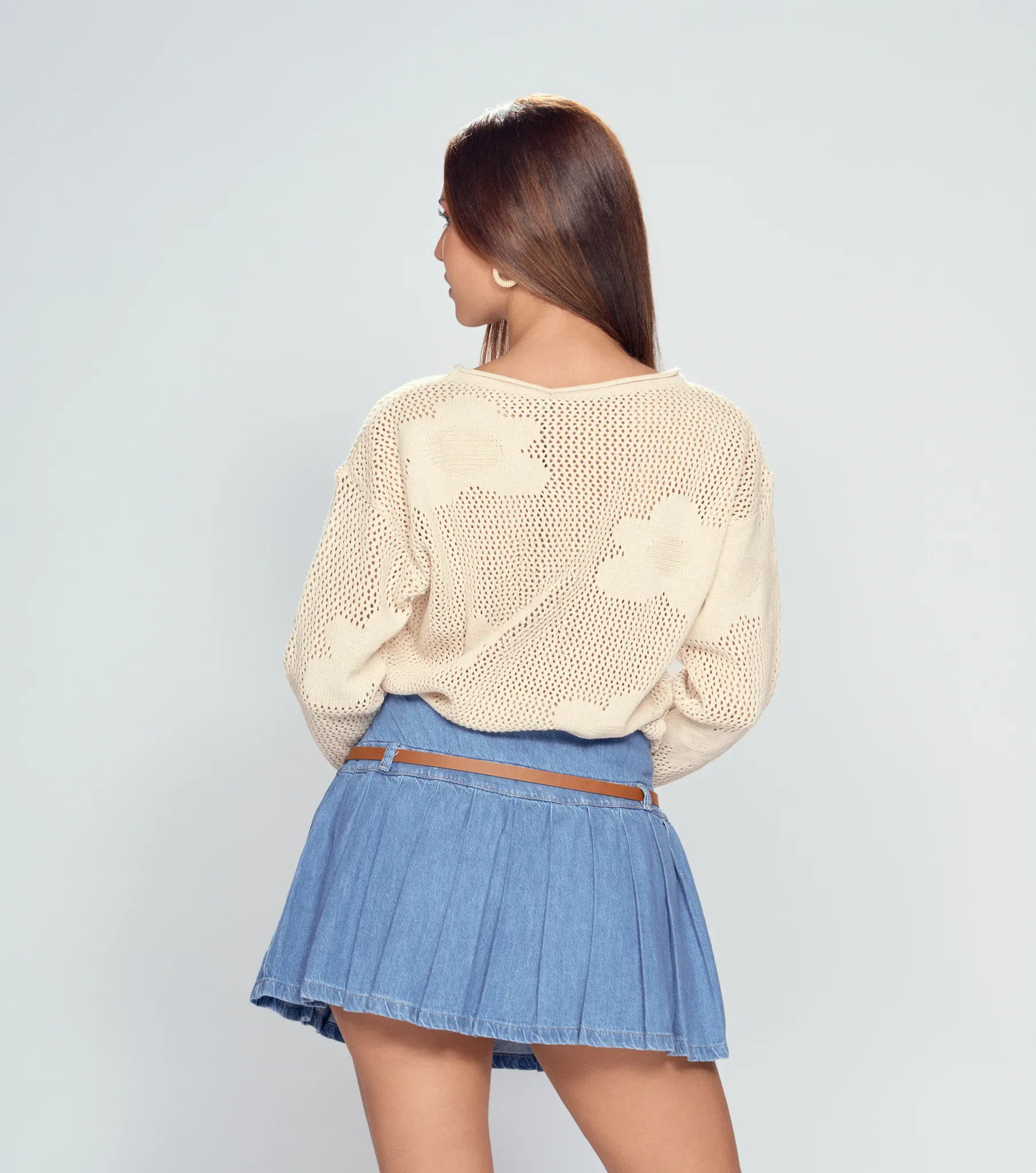 Buzo Tejido Para Mujer Manga Larga Unicolor Emily Derek 834739 AR