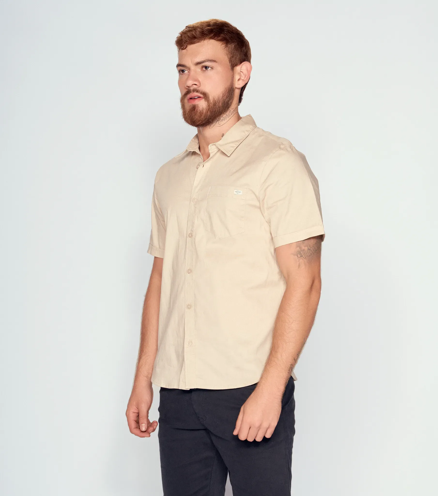 Camisa Americanino Mc Slim 128991 BG
