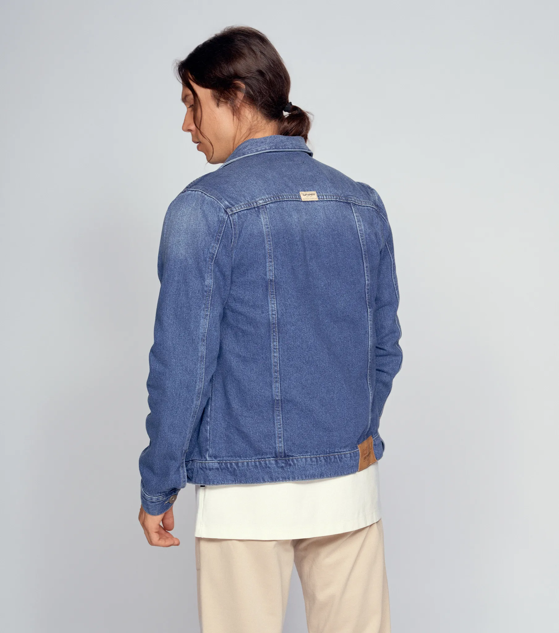 Chaqueta Para Hombre En Indigo Con Proceso Unser 830963 AZ