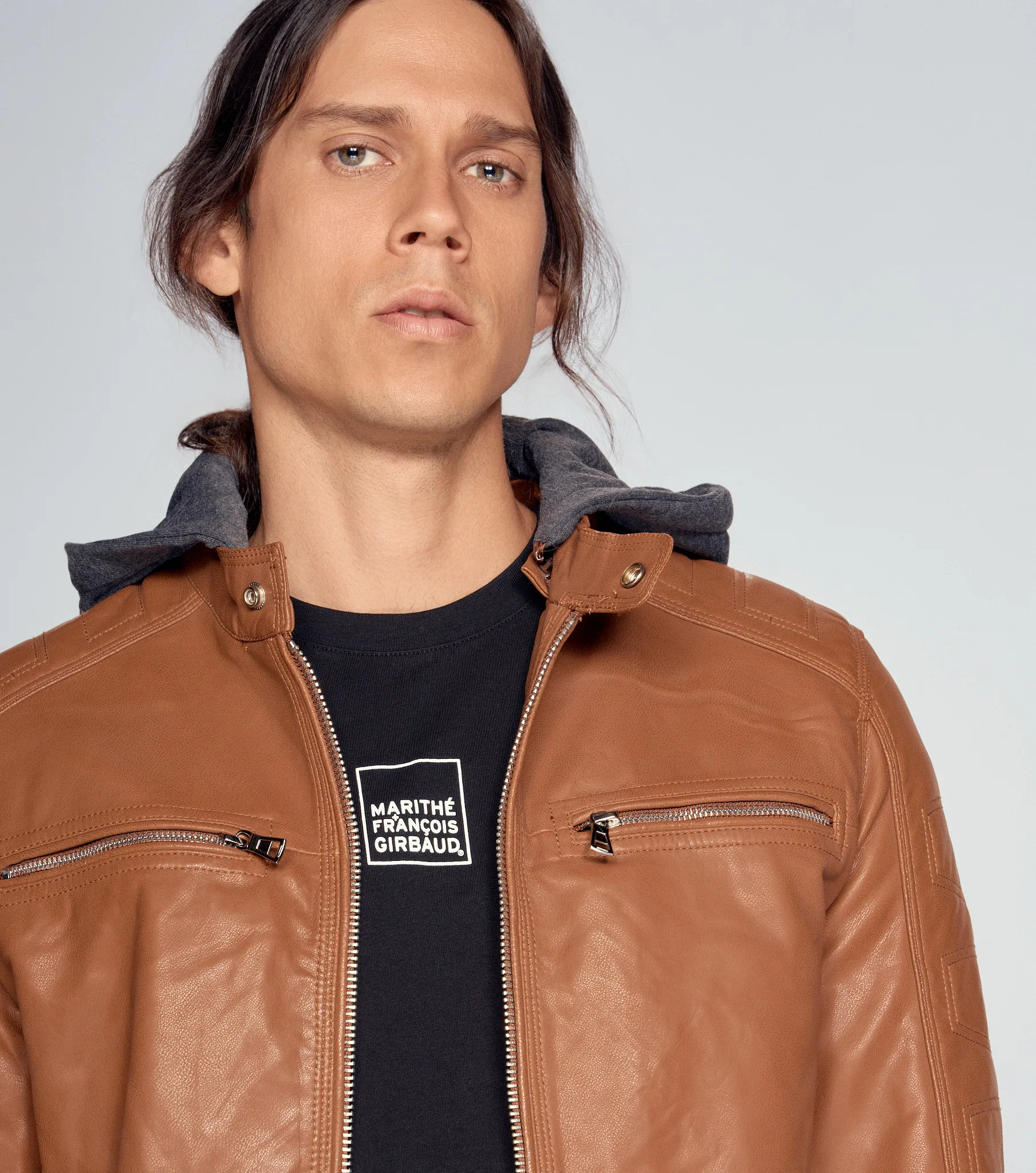 Chaqueta Para Hombre En Polipiel Unser 828426 CF