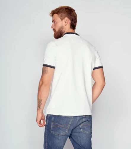 Comfort Roman Polo Unicolor Con Cuello Tejido UnserBL