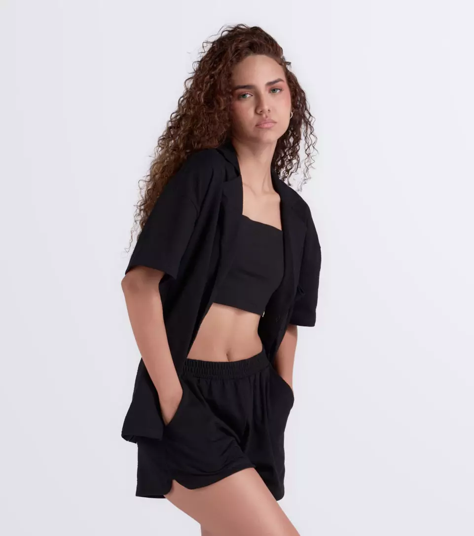 Elena Set Bipack Short Y Camisa Relaxed TyperNG