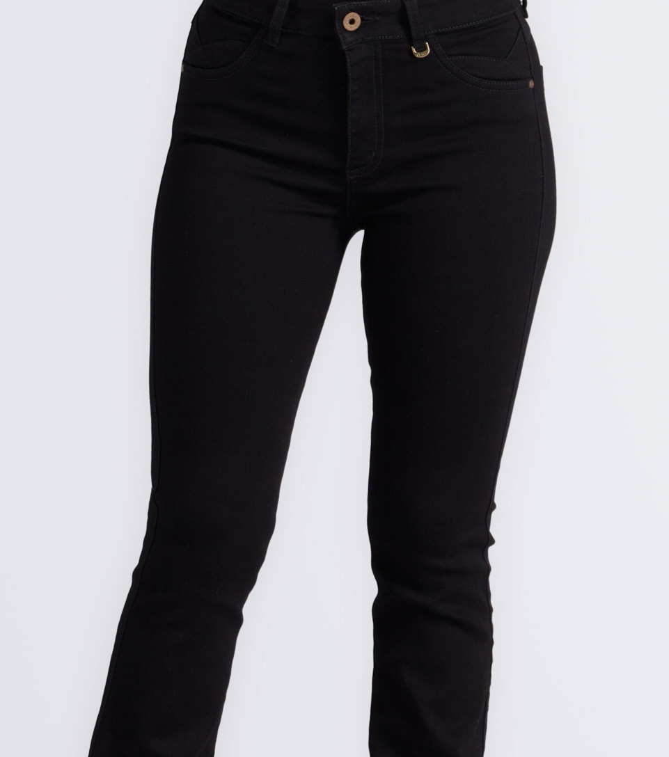 Jean Para Mujer Pull Up Bota Recta Unicolor Barcelona Catalina Derek 834995 NG