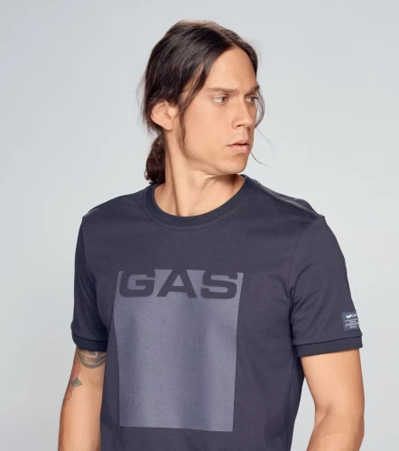 Kunno Camiseta Slim Fit Masculina GasAO