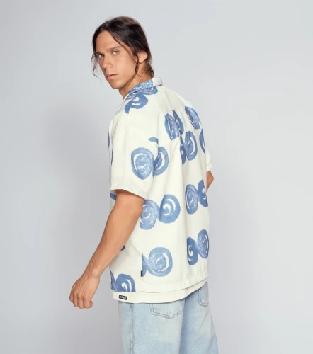 Maui Camisa Sublimada En Lino TyperAR