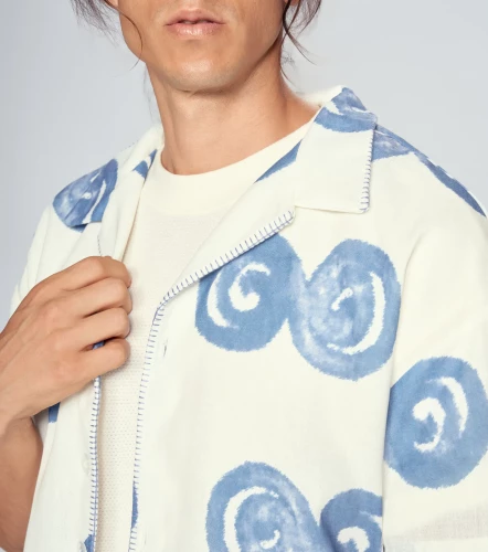 Maui Camisa Sublimada En Lino TyperAR