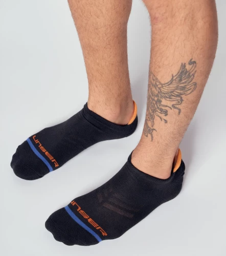 Media Para Hombre Tripack Tobillera Rayas UnserCU