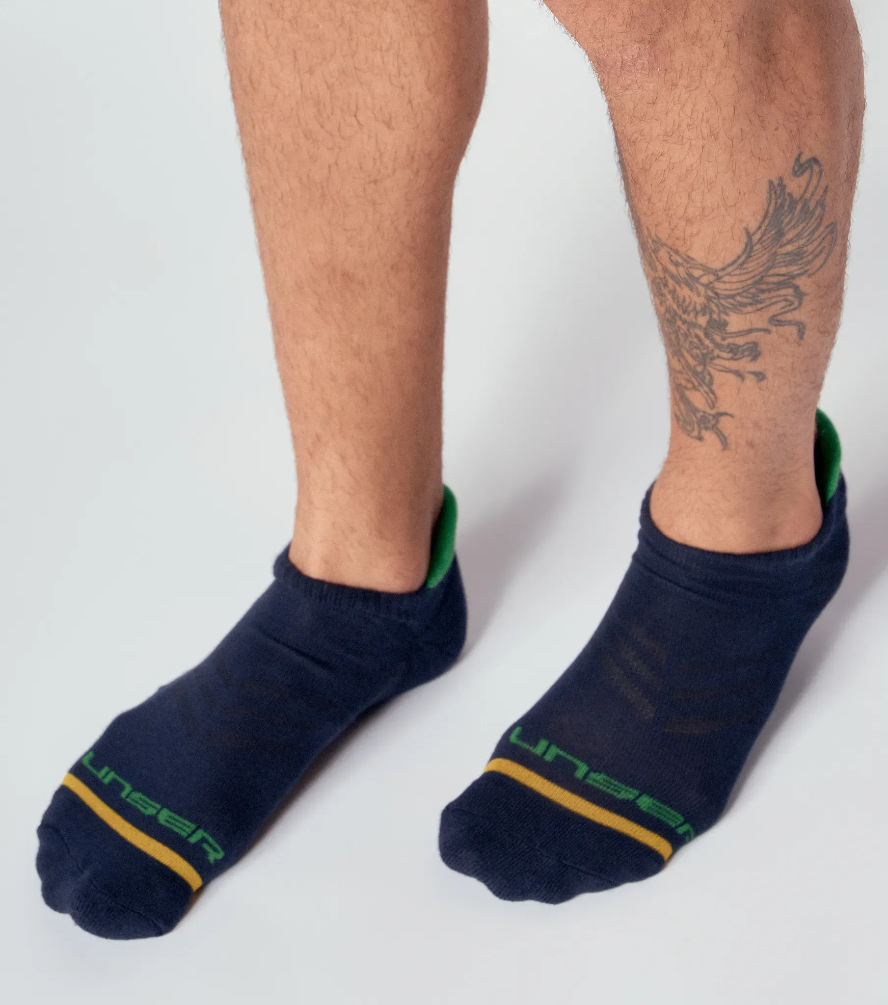 Media Para Hombre Tripack Tobillera Rayas Unser 833883 CU