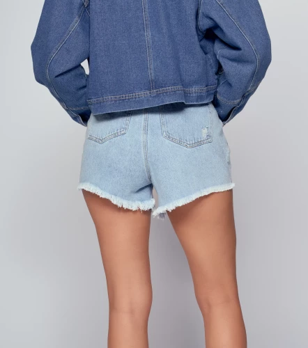 Naila Short Desflecado Proceso Claro TyperAZ