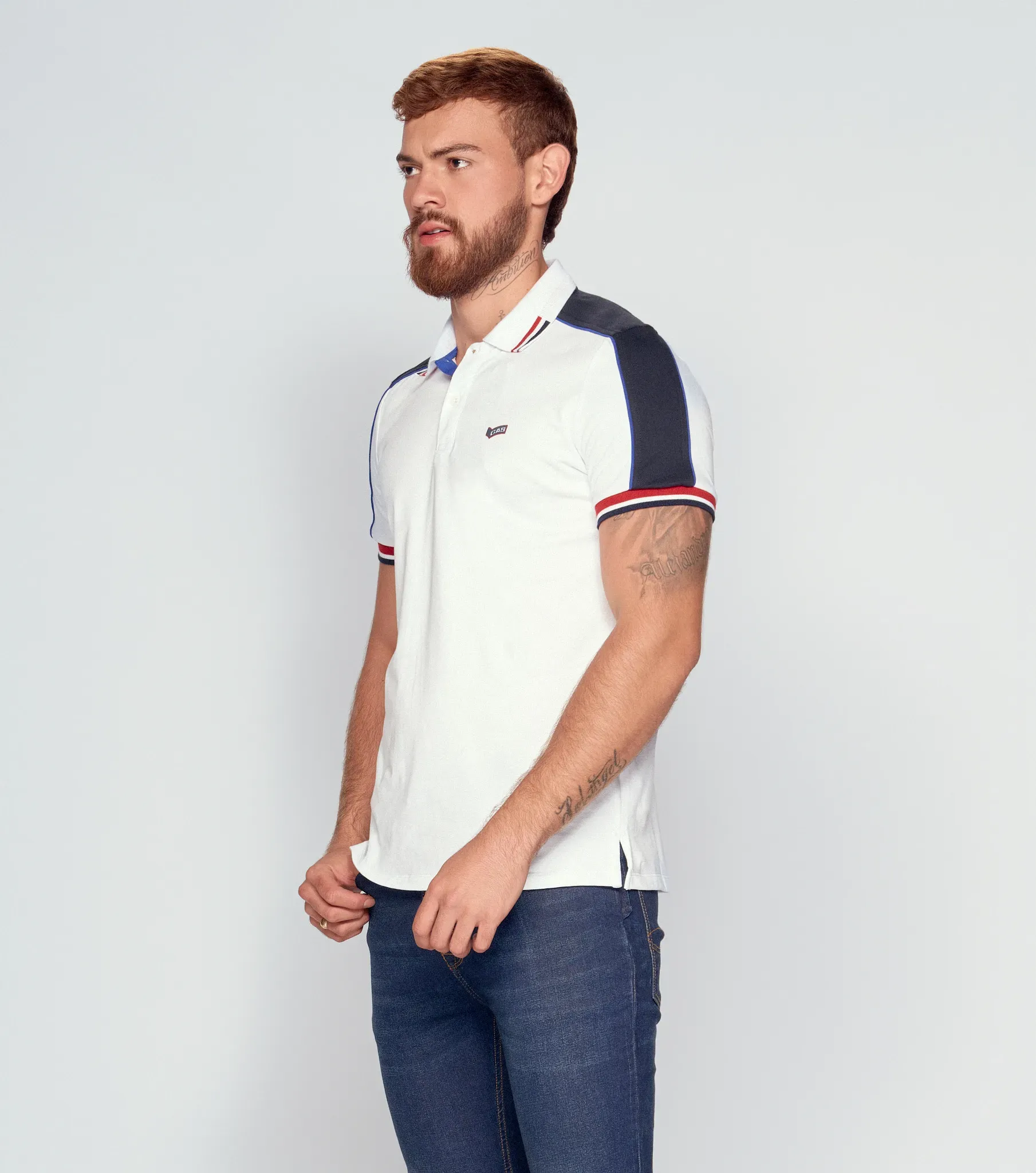 Nest Polo Slim Fit Masculina GasBL
