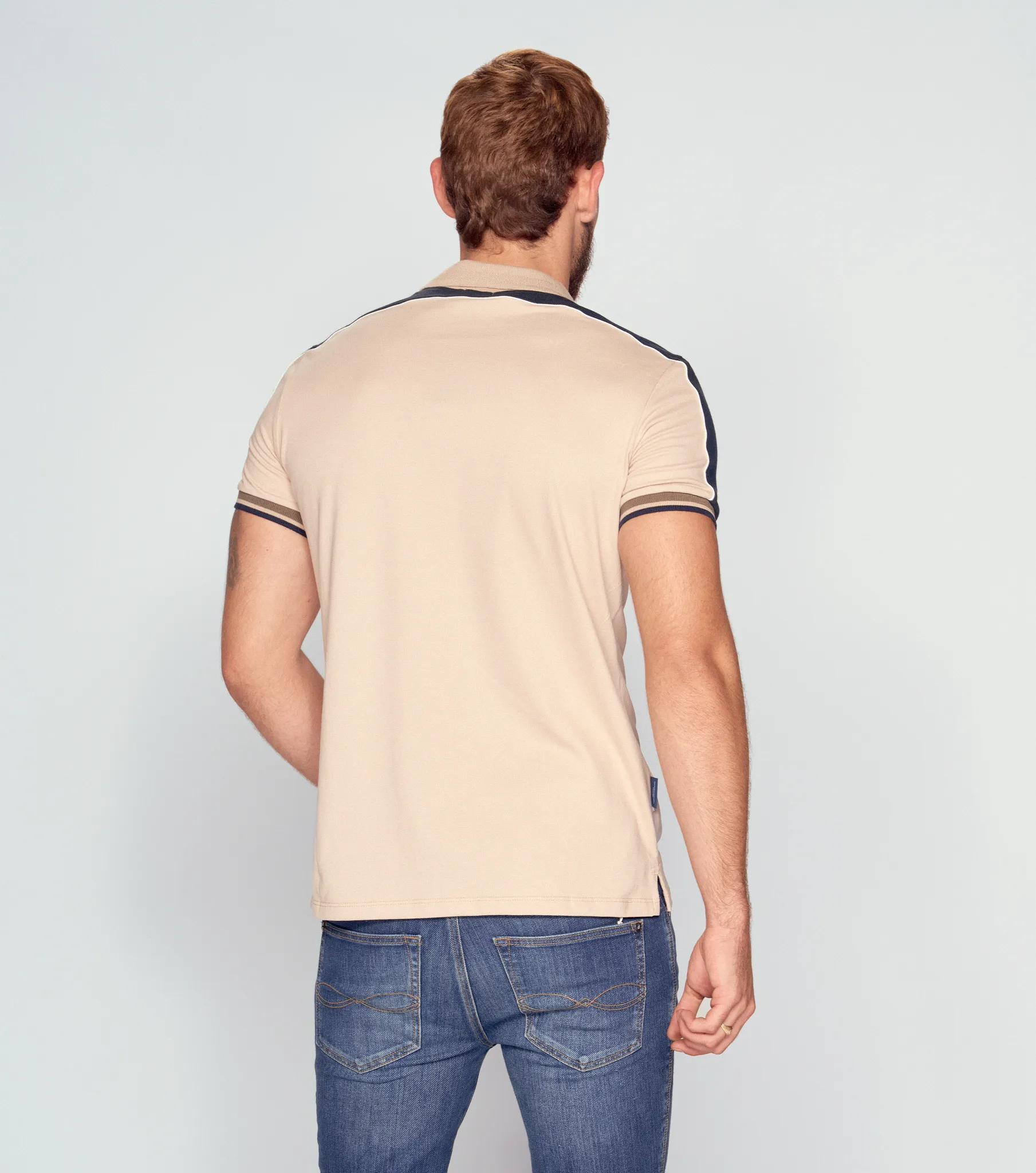 Nest Polo Slim Fit Masculina Gas 832339 BL