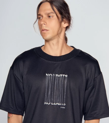 Over T Shirt Oversize Bordada TyperNG
