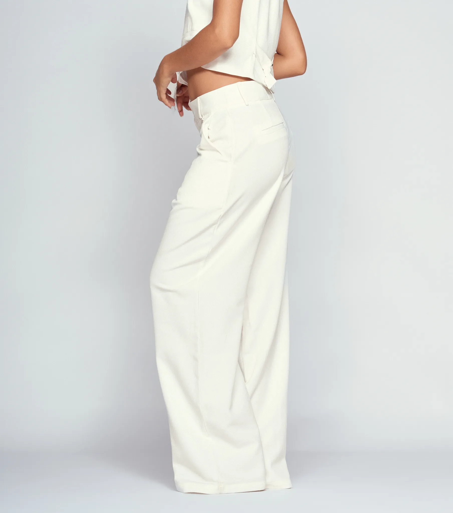 Pantalon Para Mujer Wide Leg Unicolor Andreina Derek 834636 BL