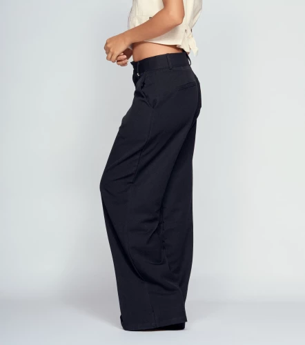 Pantalon Para Mujer Wide Leg Unicolor Andreina DerekNG