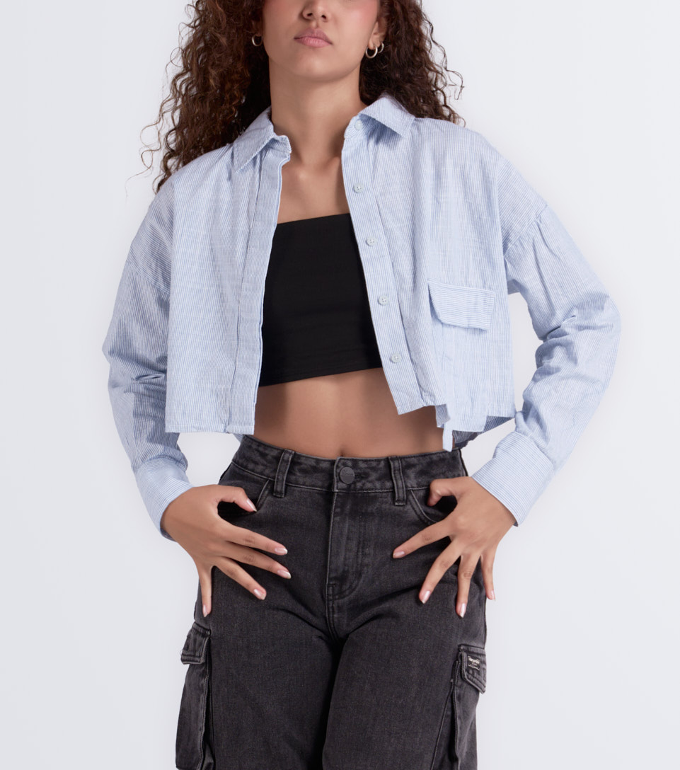 Rossy Camisa Manga Larga Corta Con Bolsillo Unser 832668 AC