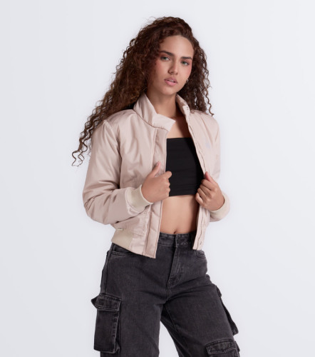 Serena Chaqueta Unicolor Con Cuello Y Bolsillos UnserKQ