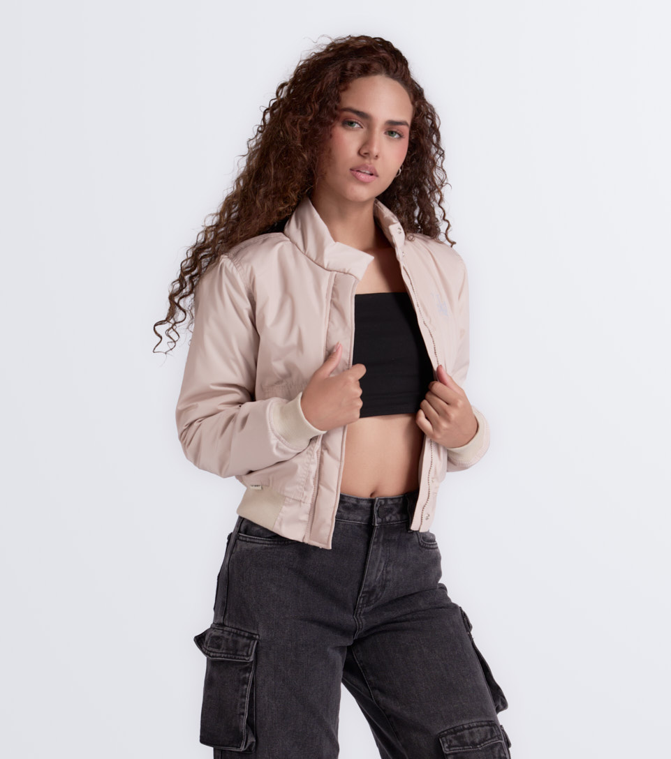 Serena Chaqueta Unicolor Con Cuello Y Bolsillos Unser 831830 KQ