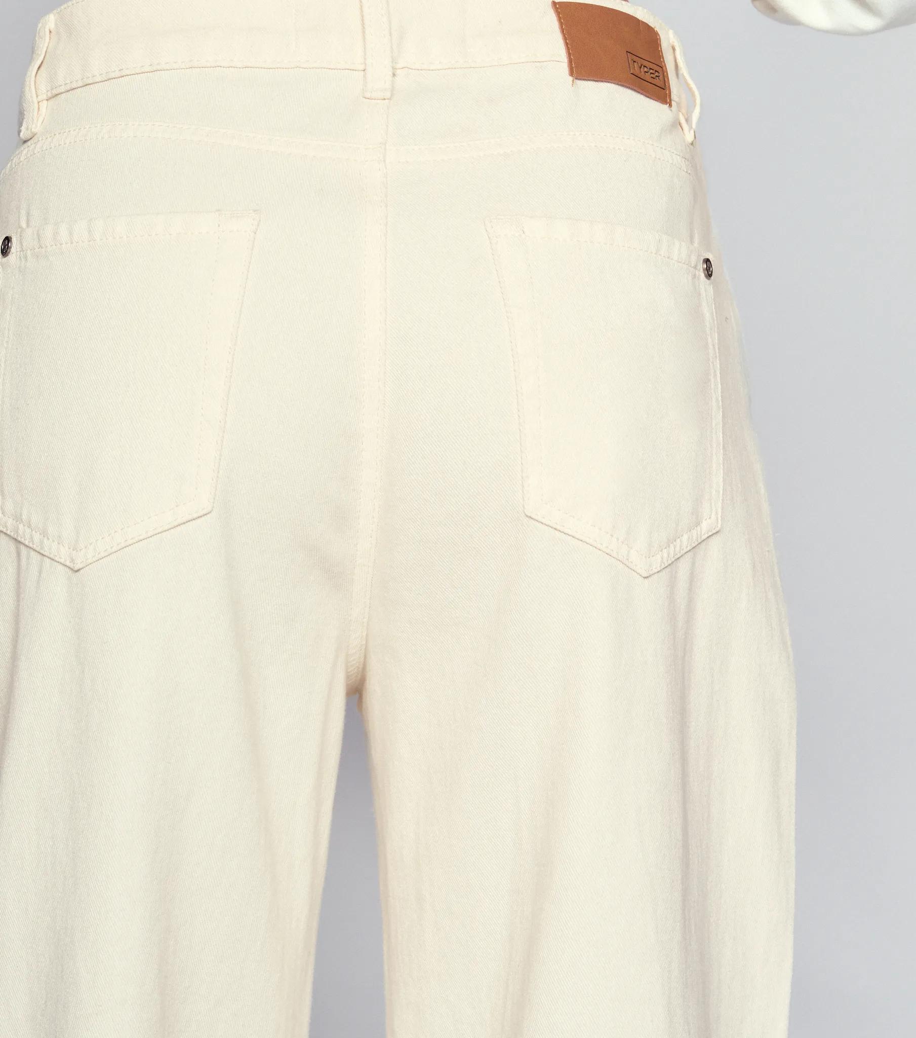 Taylor Pantalon Bota Recta Con Cortes Typer 835173 