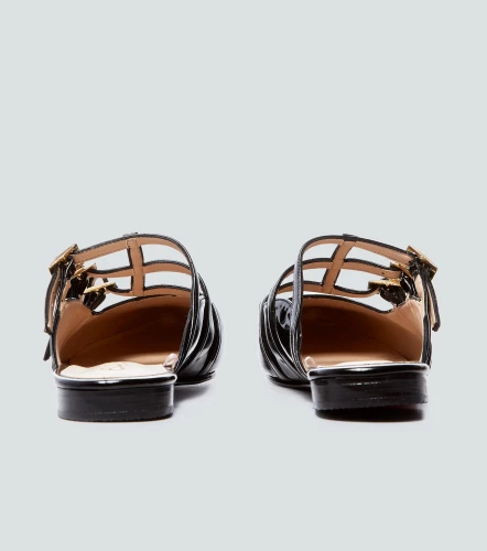 Zueco Plano Tipo Mules Para Mujer Julia Derek LovelyNG