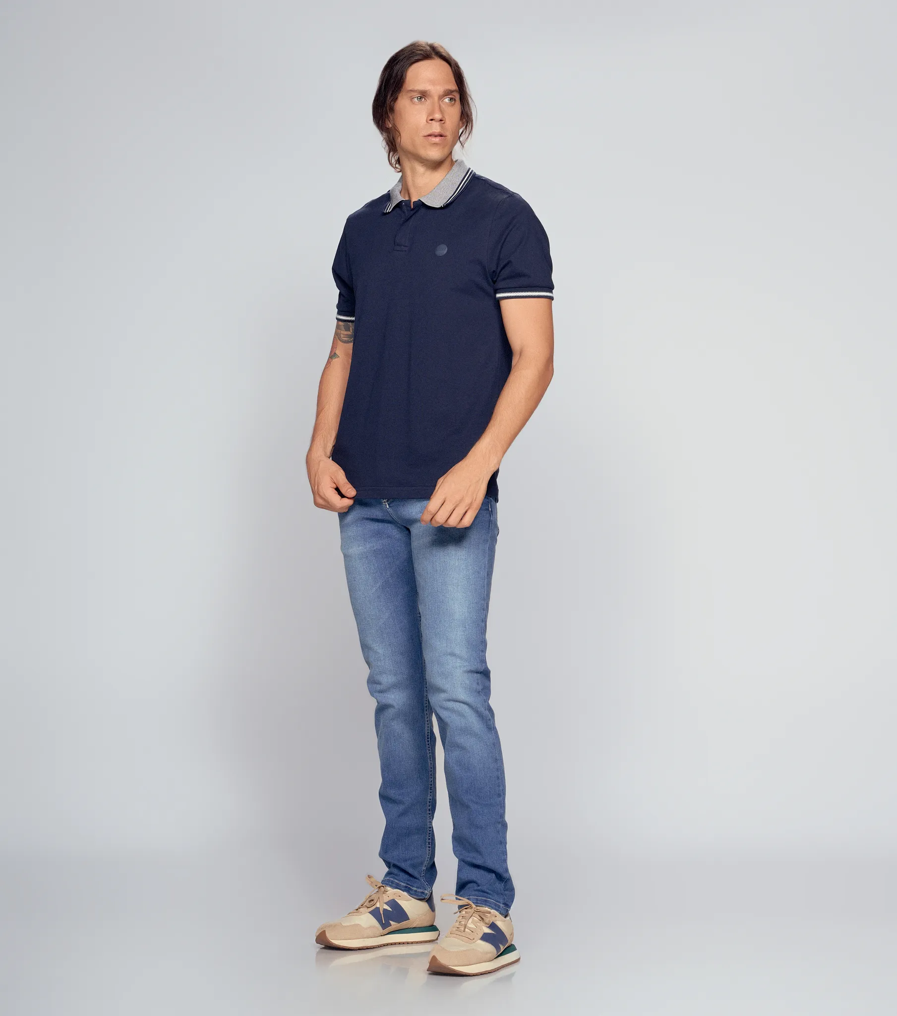 Polo Americanino Mc Slim Fit 129910 AZ