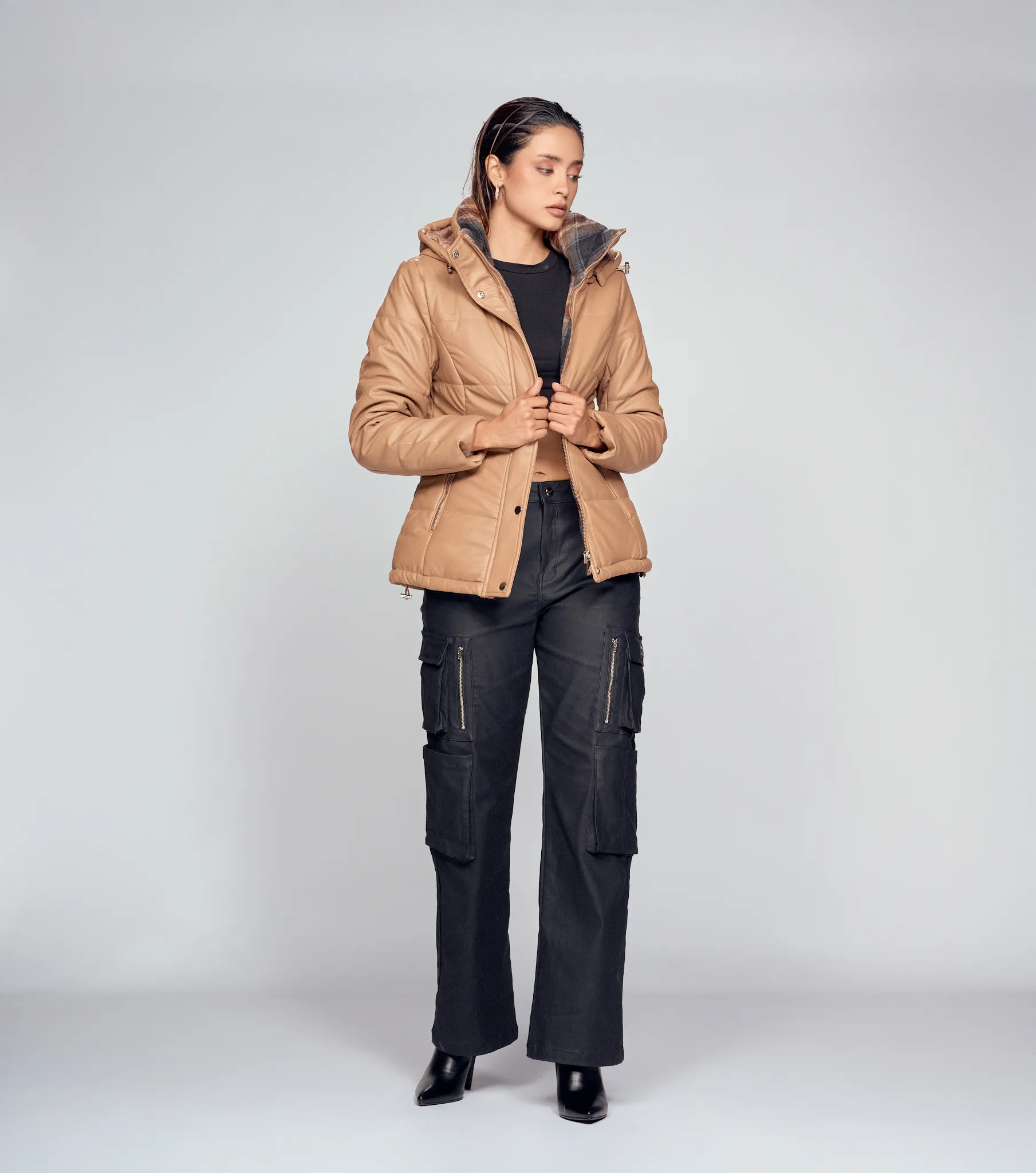Chaqueta Para Mujer En Polipiel Derek 828220 CM