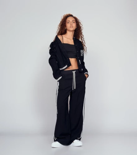 Amanda Chaqueta En Indigo Con Parches Y Tejidos UnserNG